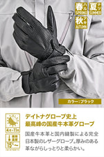 DAYTONA(デイトナ)｜DG-038ピケヌイパンチングBK/XL｜65792