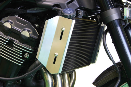 【ポッシュフェイス】ラジエターエアディフェーザー シルバー Z900RS 18-22/Z900RS CAFE 18-22 132105-03