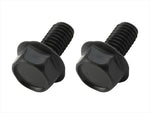POSH FAITH(ポッシュフェイス)｜フランジ六角ボルト ステンレス/ブラック 2本入 M6X12mm P-1.0 ｜920612-K2