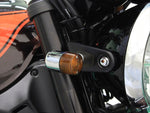 POSH FAITH(ポッシュフェイス)｜LED クラシカル 71タイプウインカー メッキボディ/オレンジレンズ Z900RS 18-25 CAFE/Z650RS 22-25 ｜132091-73