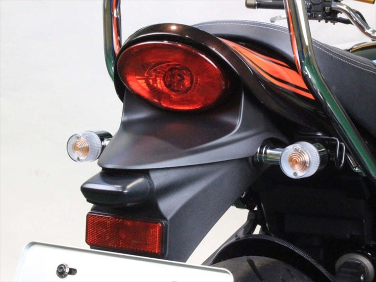 POSH FAITH(ポッシュフェイス)｜LED クラシカル 71タイプウインカー メッキボディ/クリアーレンズ Z900RS 18-25 CAFE/Z650RS 22-25 ｜132092-73