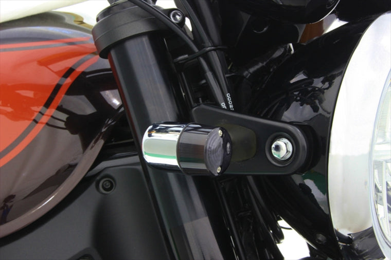 POSH FAITH(ポッシュフェイス)｜LED クラシカル 71タイプウインカー メッキボディ/スモークレンズ Z900RS 18-25 CAFE/Z650RS 22-25 ｜132093-73