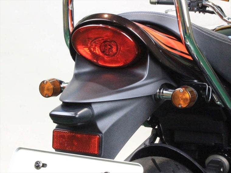 POSH FAITH(ポッシュフェイス)｜LED クラシカル 砲弾タイプウインカー メッキボディ/オレンジレンズ Z900RS 18-25 CAFE/Z650RS 22-25 ｜132098-73