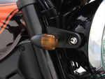 POSH FAITH(ポッシュフェイス)｜LED クラシカル 砲弾タイプウインカー ブラックボディ/オレンジレンズ Z900RS 18-25 CAFE/Z650RS 22-25 ｜132098-76
