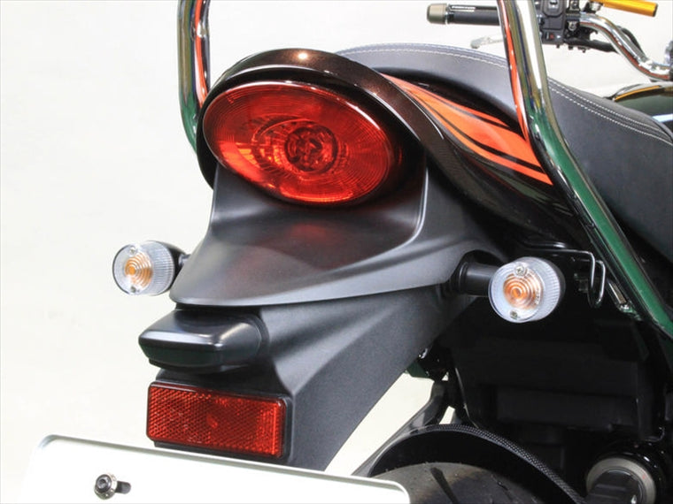 POSH FAITH(ポッシュフェイス)｜LED クラシカル 砲弾タイプウインカー ブラックボディ/クリアーレンズ Z900RS 18-25 CAFE/Z650RS 22-25 ｜132099-76