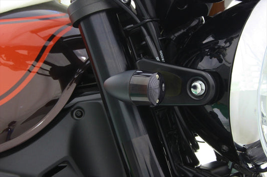 POSH FAITH(ポッシュフェイス)|LED クラシカル 砲弾タイプウインカー ブラックボディ/スモークレンズ Z900RS 18-25 CAFE/Z650RS 22-25 |132097-76