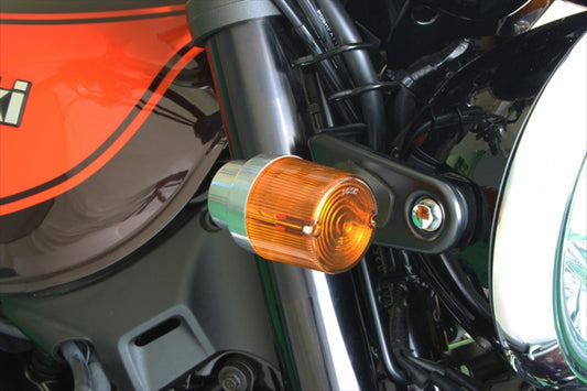 POSH FAITH(ポッシュフェイス)|LED スーパーバイクウインカー バフボディ/オレンジレンズ Z900RS 18-25 CAFE/Z650RS 22-25 |132193-73