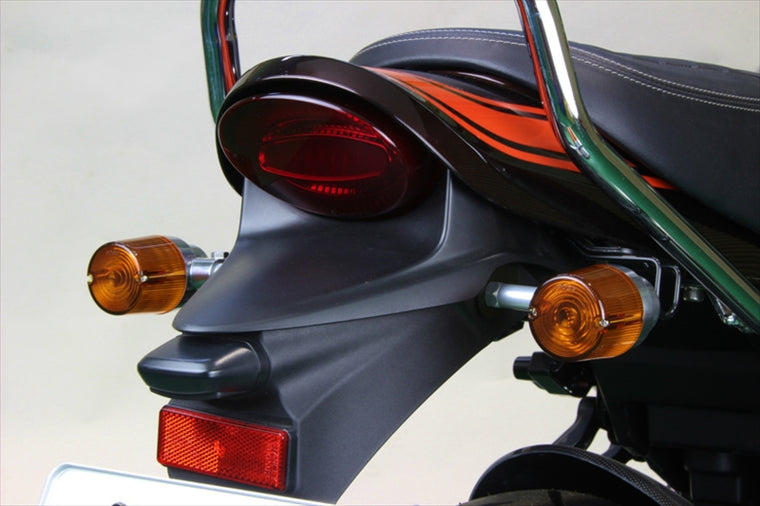 POSH FAITH(ポッシュフェイス)｜LED スーパーバイクウインカー バフボディ/オレンジレンズ Z900RS 18-25 CAFE/Z650RS 22-25 ｜132193-73