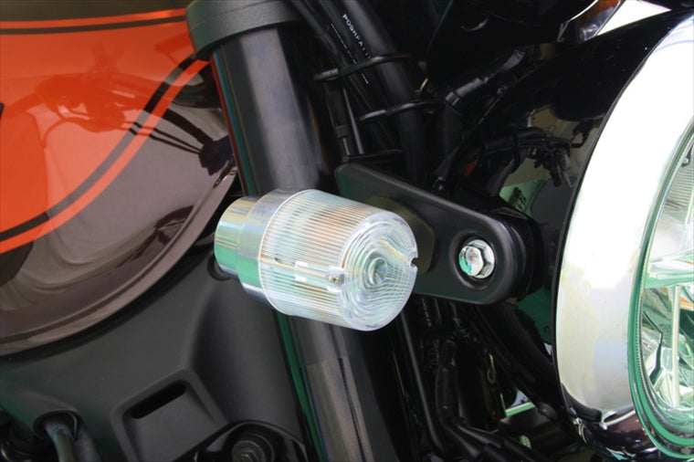 POSH FAITH(ポッシュフェイス)｜LED スーパーバイクウインカー バフボディ/クリアーレンズ Z900RS 18-25 CAFE/Z650RS 22-25 ｜132194-73