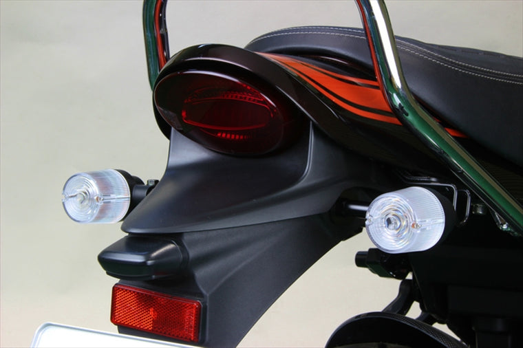 POSH FAITH(ポッシュフェイス)｜LED スーパーバイクウインカー ブラックボディ/クリアーレンズ Z900RS 18-25 CAFE/Z650RS 22-25 ｜132194-76