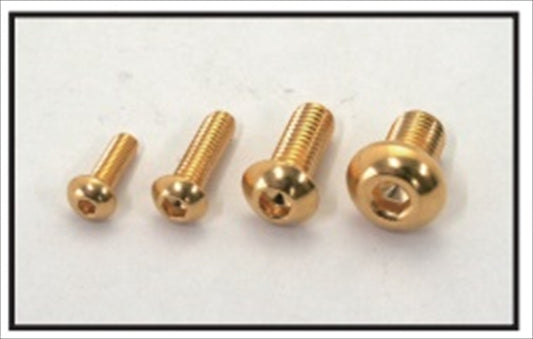 シーエフポッシュ｜24Kメッキボタンキャップボルト M6X10 2PCS｜811820-010