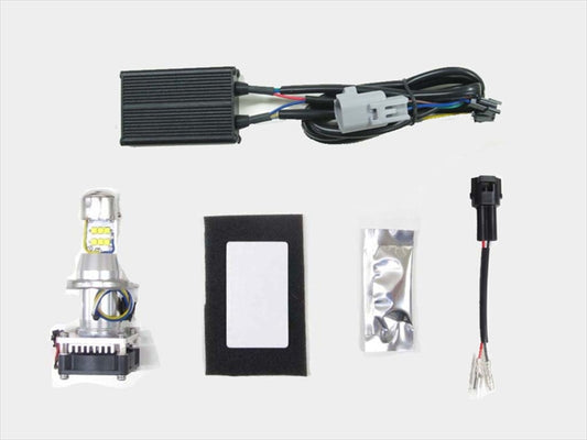プロテック｜LHL-K06 H4LEDヘッドライトバルブkit(ライトレス)3000k W230/メグロS1 25- 8BL-BJ230A｜64026-02