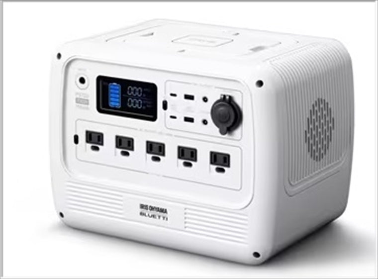 【アイリスオーヤマ】ポータブル電源 BLUETTIコラボ 716Wh PS720AA-W