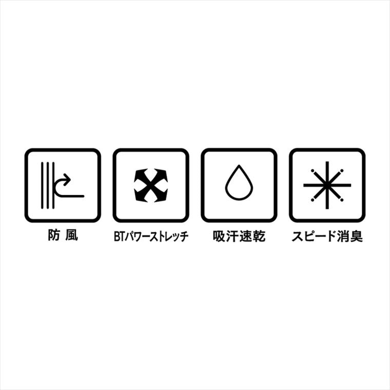 OTAFUKU GLOVE(おたふく手袋)｜BT防風ハーフジップ ハイネックシャツ ウインドスマッシュ 3 11.ブラック #LL｜JW-197