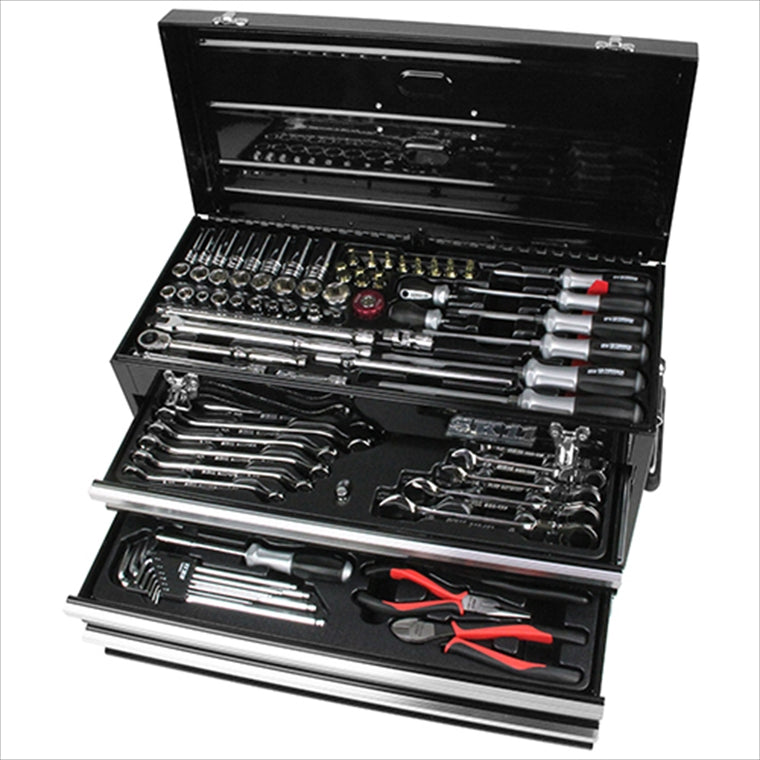 【】整備工具セット ブラック SST-16133BK 4977292299022