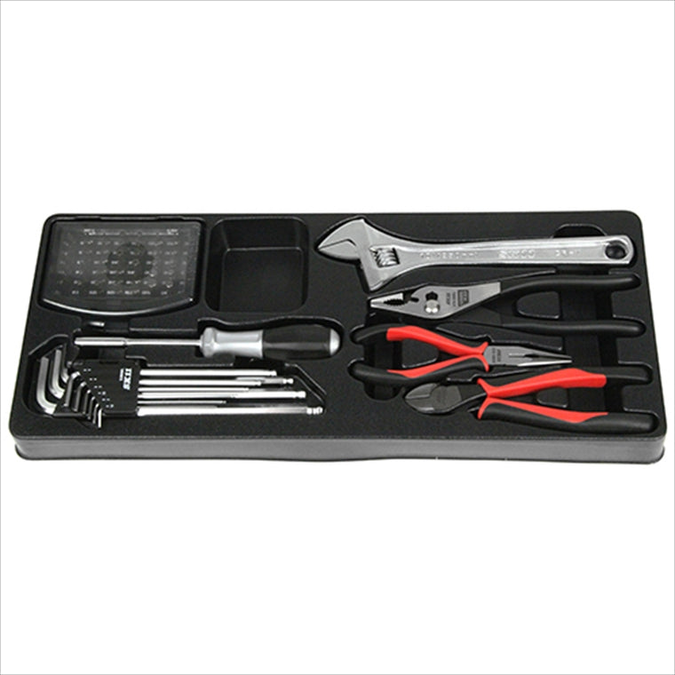 【】整備工具セット ブラック SST-16133BK 4977292299022