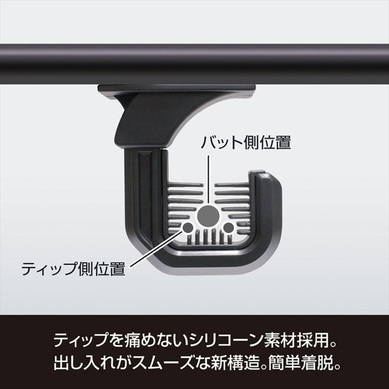 【ヤック】VISOA スマートロッドホルダー 5本用 E26系 NV350 プレミアムGX標準専用 U-CA1F