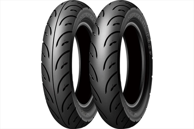 DUNLOP(ダンロップ) | D307F バイク用タイヤ フロント 1本 | 336101 | 100/80-14 48P TL
