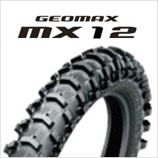 DUNLOP(ダンロップ) | GEOMAX MX12F バイク用タイヤ フロント 1本 | 327571 | 80/100-21 51M WT