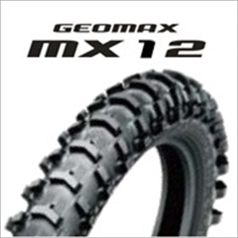 DUNLOP(ダンロップ) | GEOMAX MX12F バイク用タイヤ フロント 1本 | 327571 | 80/100-21 51M WT