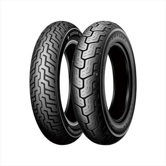 DUNLOP(ダンロップ) | 130/70B18 63H D402F BW バイク用タイヤ フロント 1本 | 299151 | D402