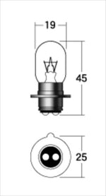 M＆Hmatsushima(エムアンドエイチマツシマ)｜M＆H ノーマルバルブ ヘッドキュウ 12V25 25W クリア｜1P2014