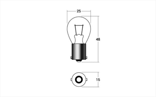 M＆Hmatsushima(エムアンドエイチマツシマ)｜M＆H ノーマルバルブ 12V21W OR｜B-3103OR