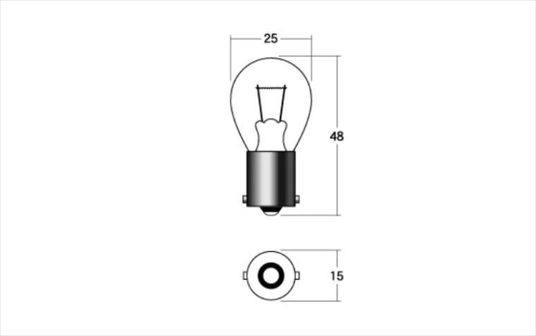 M＆Hmatsushima(エムアンドエイチマツシマ)｜M＆H ノーマルバルブ 12V21W OR｜B-3103OR