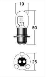 M＆Hmatsushima(エムアンドエイチマツシマ)｜M＆H ノーマルバルブ ヘッドキュウ 12V35 30W クリア｜1P2087