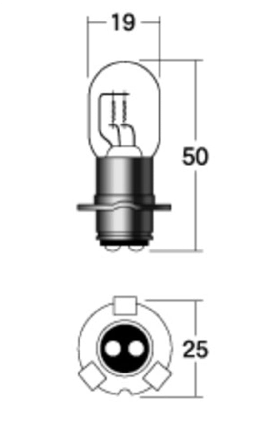 M＆Hmatsushima(エムアンドエイチマツシマ)｜M＆H ノーマルバルブ ヘッドキュウ 12V35 30W クリア｜1P2087