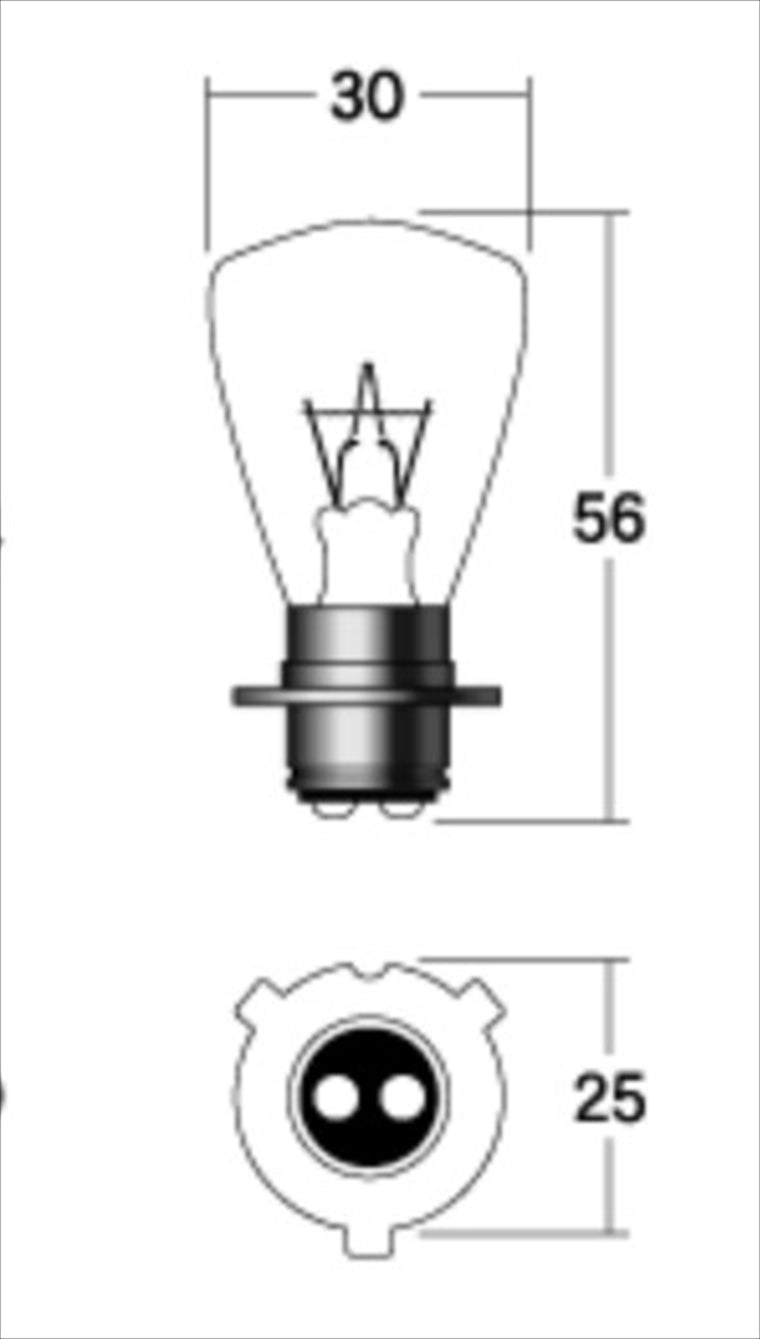 M＆Hmatsushima(エムアンドエイチマツシマ)｜M＆H ノーマルバルブ ヘッドキュウ 12V35 35W クリア｜1P1616