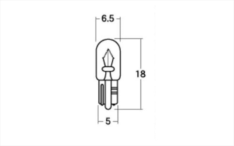 M＆Hmatsushima(エムアンドエイチマツシマ)｜M＆H ノーマルバルブ メーターキュウ 12V1.7W クリア｜B-WB123