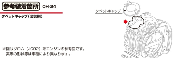 キタコ｜Oリング OH-24(イケイOリング)｜70-967-31240
