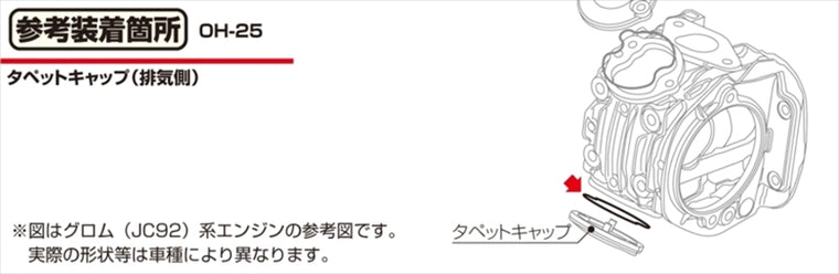 キタコ｜Oリング OH-25(イケイOリング)｜70-967-31250