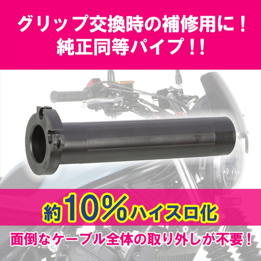 キタコ｜スーパースロットルパイプ ブラック CL250/500｜901-1870900