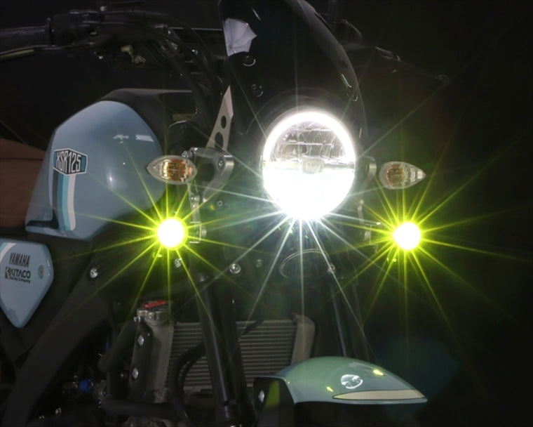 キタコ｜LEDシャトルビームKIT(イエロー/2トウ/スイッチツキ XSR125(BVF1)｜800-0240030