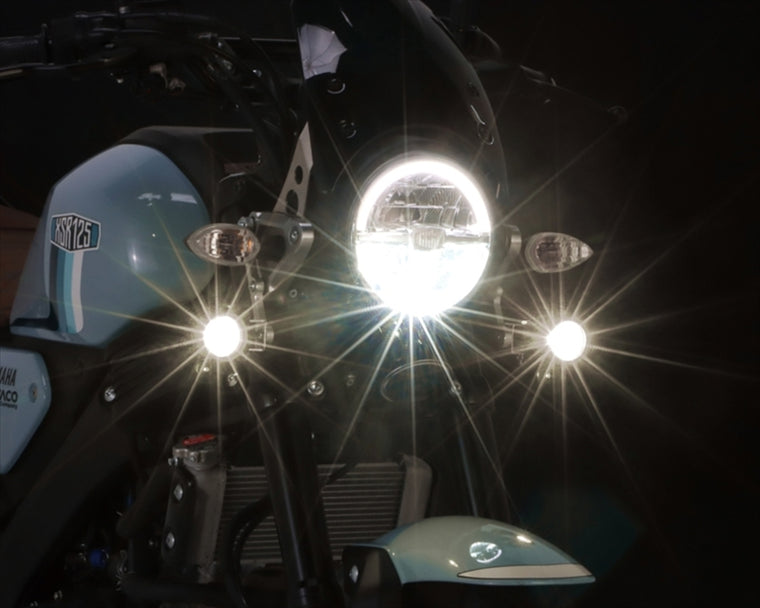 キタコ｜LEDシャトルビームKIT(クリア/2トウ/スイッチツキ XSR125(BVF1)｜800-0240080
