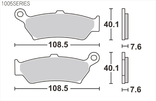 KITACO(キタコ)|SBSブレーキパッド リア 1005LS R1300GS 24/ADVENTURE 25|777-1005030