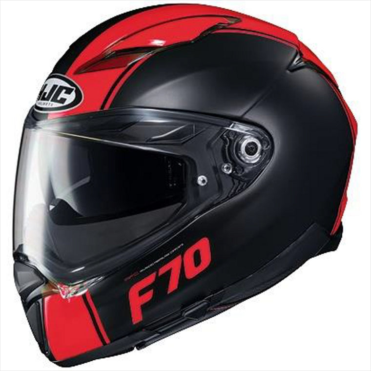 【エイチジェーシー】HJC F70 マーゴ BLACK／RED（MC1SF） ＃L HJH194RE01L
