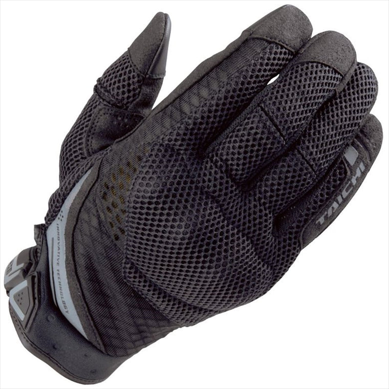 【アールエスタイチ】RSタイチ ラバーナックル メッシュグローブ BLK ＃S RST463BK01S