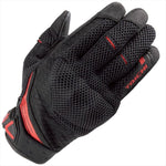 【アールエスタイチ】RSタイチ ラバーナックル メッシュグローブ BLK／RED ＃3XL RST463BK113XL