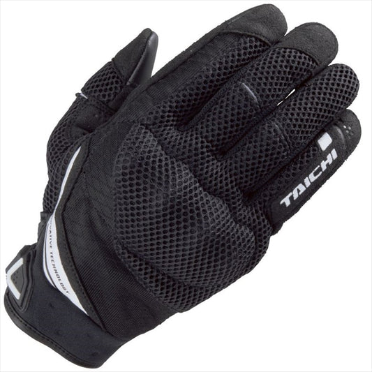 【アールエスタイチ】RSタイチ ラバーナックル メッシュグローブ BLK／WHT ＃XL RST463BK51XL