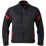 【アールエスタイチ】RSタイチ クイックドライ レーサー ジャケット BLK／RED ＃XL RSJ342BK11XL
