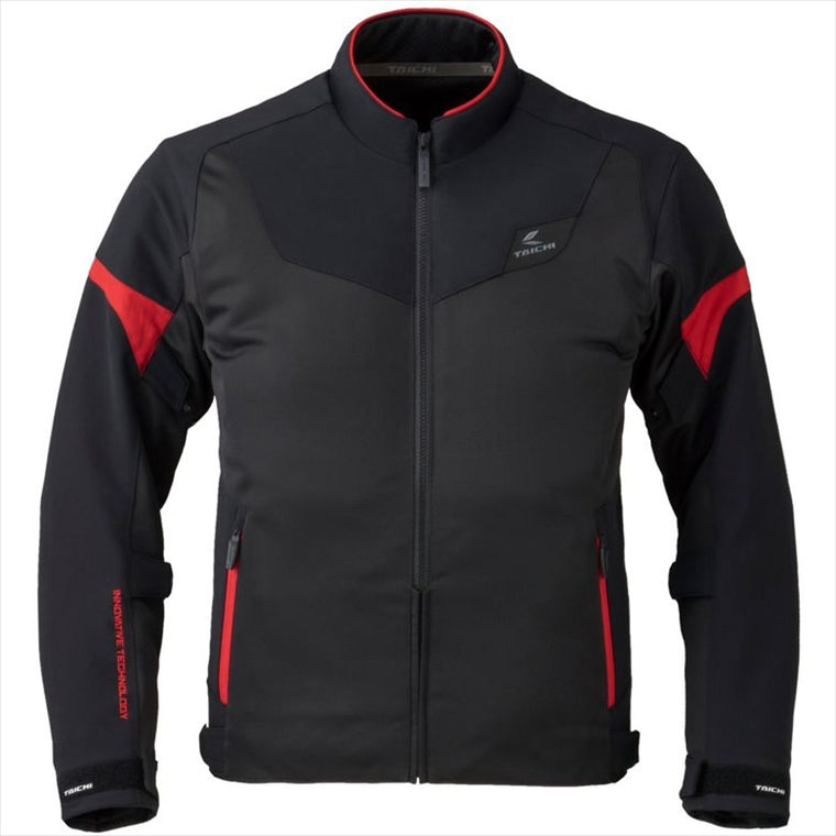【アールエスタイチ】RSタイチ クイックドライ レーサー ジャケット BLK／RED ＃XL RSJ342BK11XL