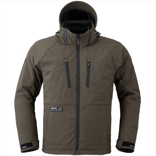 【アールエスタイチ】RSタイチ ソフトシェル オールシーズンパーカ DARK KHAKI ＃4XL RSJ730KH014XL