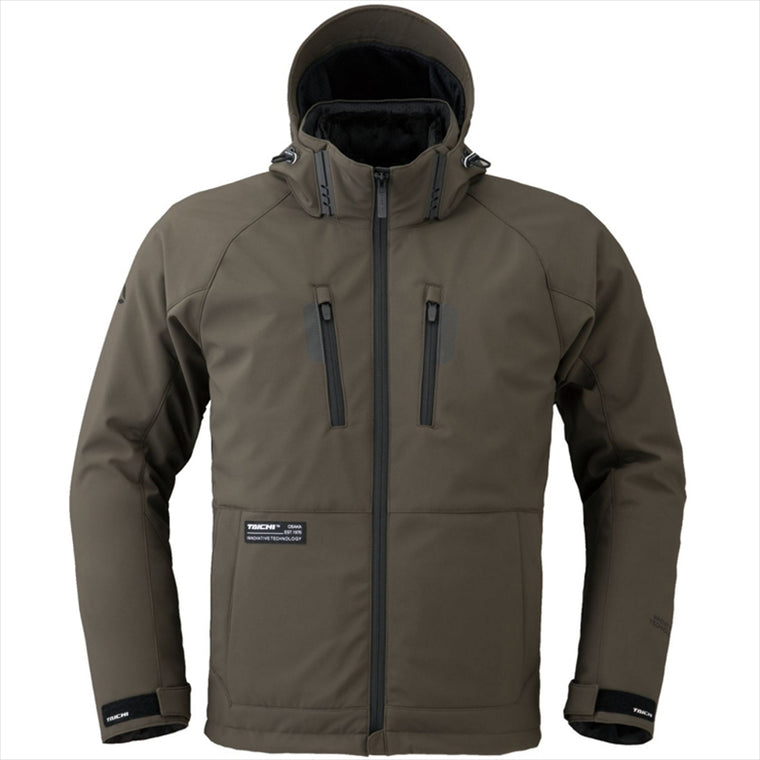 【アールエスタイチ】RSタイチ ソフトシェル オールシーズンパーカ DARK KHAKI ＃4XL RSJ730KH014XL