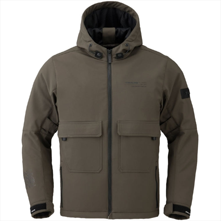 【アールエスタイチ】RSタイチ ソフトシェル フーディ DARK KHAKI ＃L RSJ732KH01L