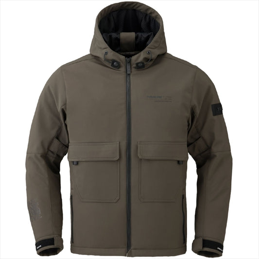 【アールエスタイチ】RSタイチ ソフトシェル フーディ DARK KHAKI ＃XL RSJ732KH01XL