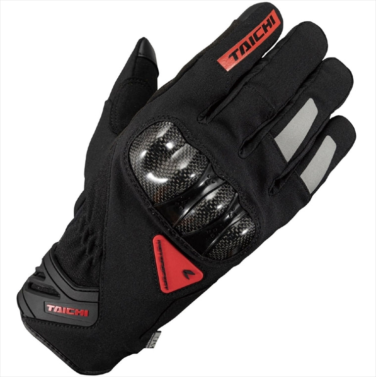 【アールエスタイチ】RSタイチ カーボン ウインターグローブ BLK／RED ＃XXL RST653BK11XXL