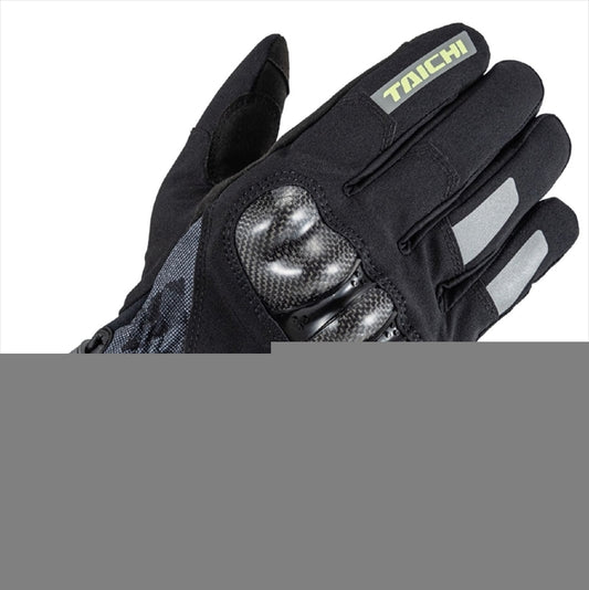 【アールエスタイチ】RSタイチ カーボン ウインターグローブ CRUSH BLK／NEON ＃M RST653BK41M